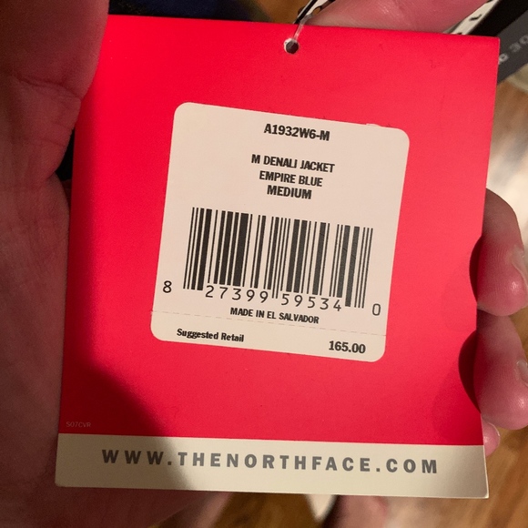 North Face Men's Denali Jacket - Empire Blue - Picture 5 of 7